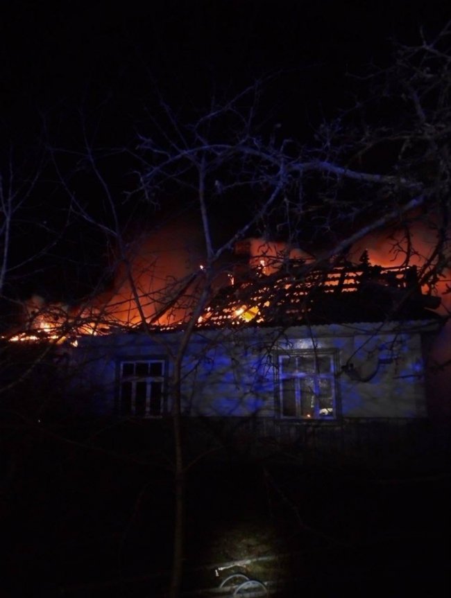 На Волині під час пожежі травмувався чоловік. ФОТО