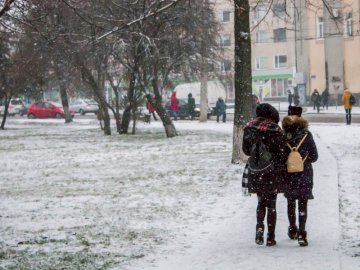 Засніжений Луцьк. ФОТОРЕПОРТАЖ