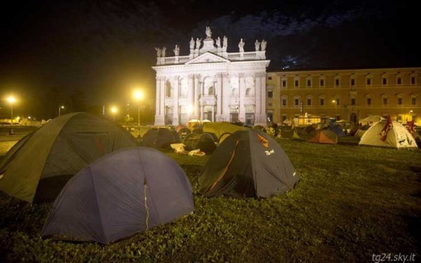 Масові безлади в Римі. ФОТО. ВІДЕО