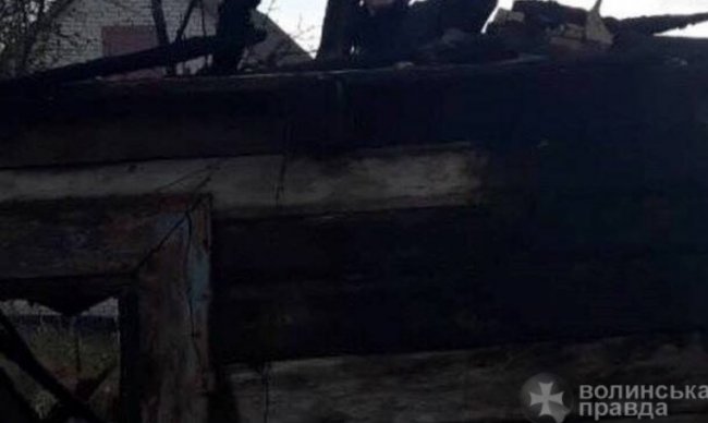 Пожежу на Волині гасили всім селом