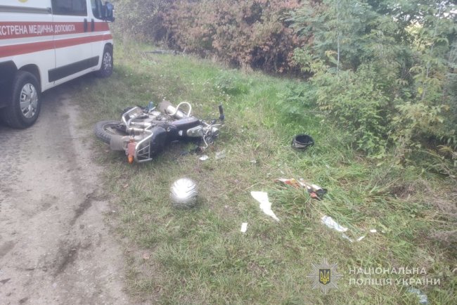 На Волині зіткнулися два мотоциклісти: пасажирка та водій - у лікарні