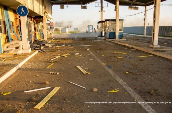 Пункт пропуску «Маринівка» після бою з терористами. ФОТО. ВІДЕО