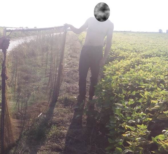 На Волині спіймали «на гарячому» трьох чоловіків, які ловили рибу кловнею. ФОТО