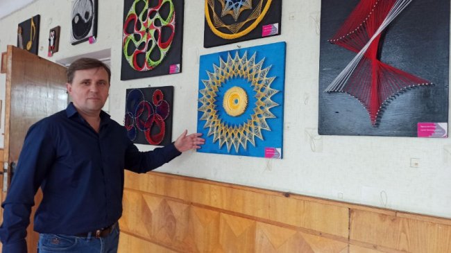 У волинській школі виготовляють унікальні картини з цвяхів та ниток. ФОТО