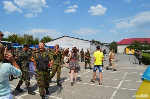 Волинські «нацгвардійці» повернулися додому. ФОТО. ВІДЕО