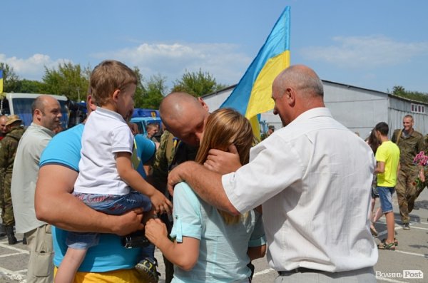Волинські «нацгвардійці» повернулися додому. ФОТО. ВІДЕО