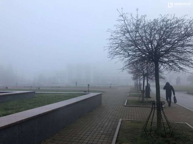 Луцьк «тоне» в густому тумані. ФОТО