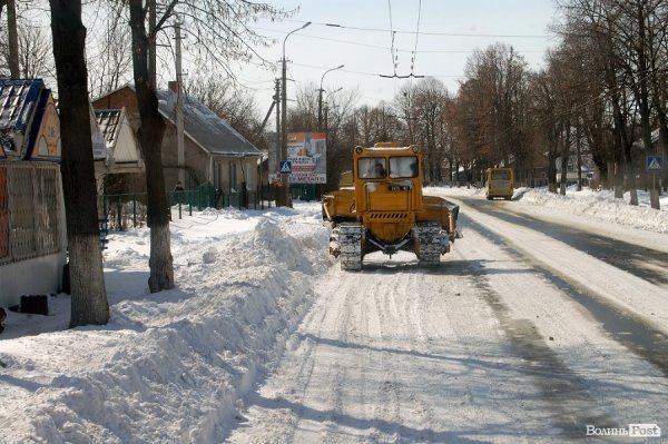 Луцьк після снігопаду. ФОТО