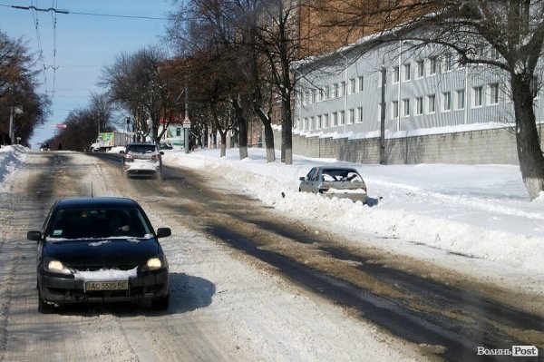 Луцьк після снігопаду. ФОТО