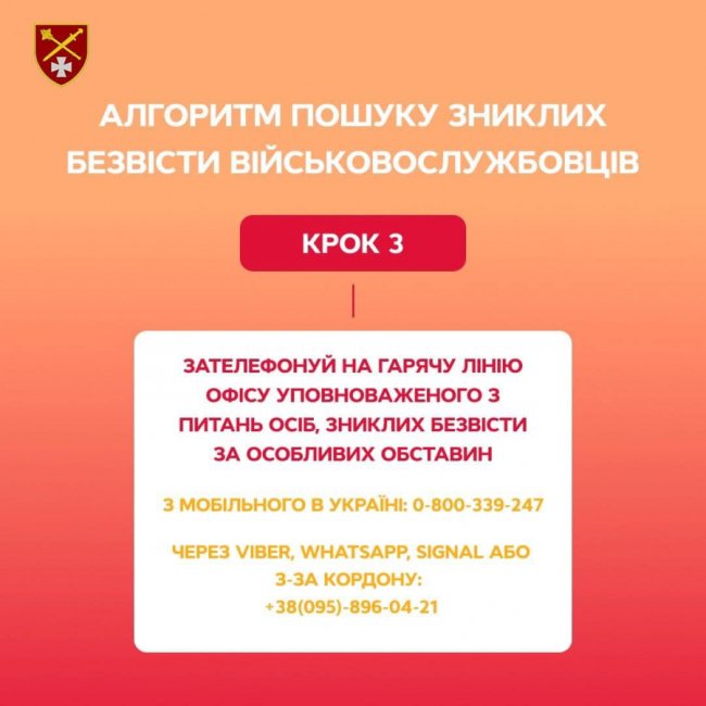 Куди звертатися волинянам, якщо втрачено зв’язок із військовим