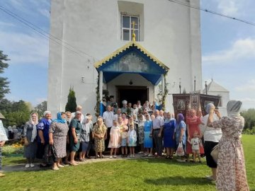 У селі на Волині вперше провели богослужіння на престольне свято українською мовою