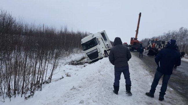 На Волині фура злетіла в кювет. ФОТО