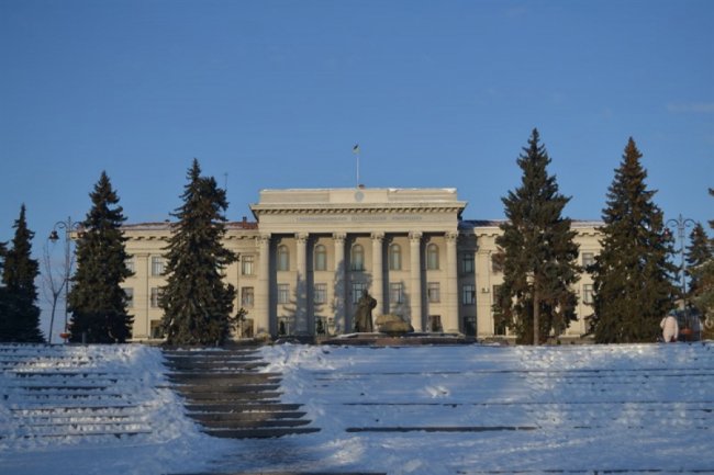 Зимовий спокій центрального парку Луцька. ФОТО