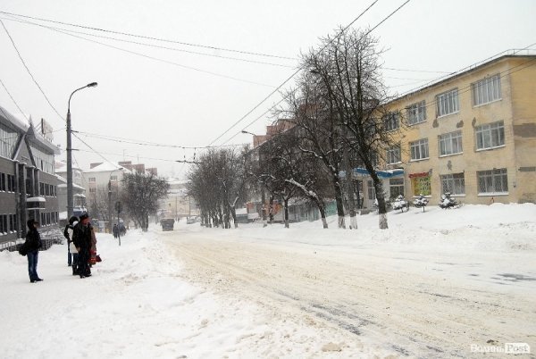 Як Луцьк замело снігом. ФОТО