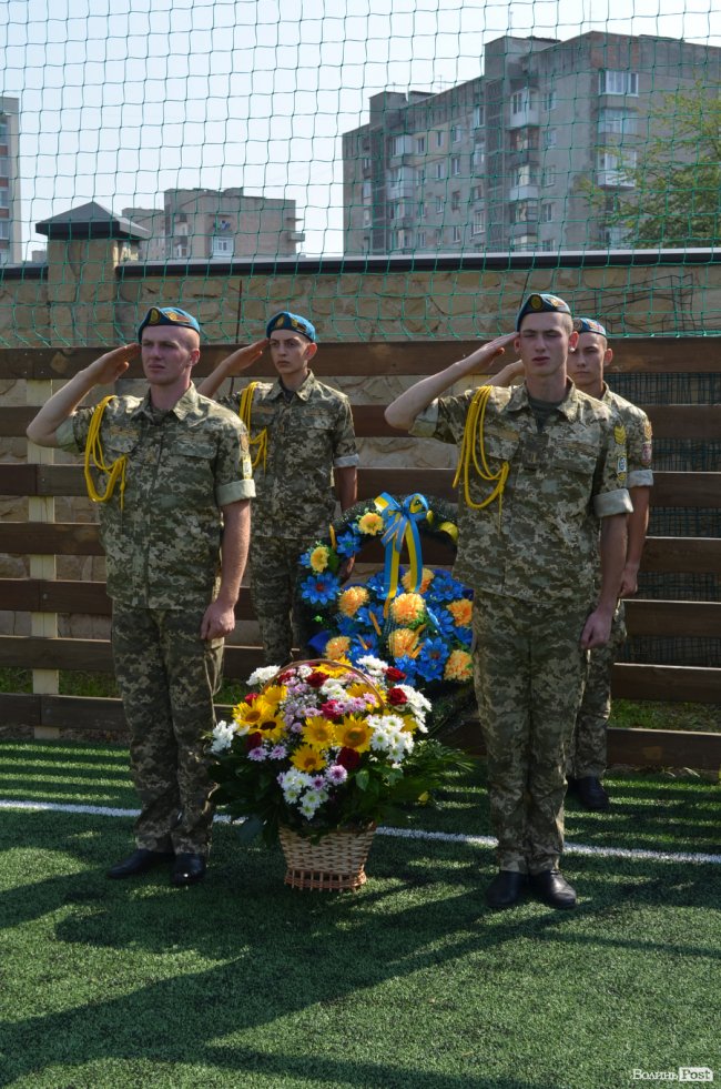 Майбутні захисники: у Луцьку для військових ліцеїстів пролунав перший дзвоник. ФОТО