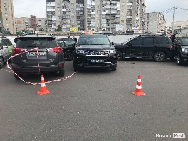 На луцькій автостанції – ДТП за участю рекордної кількості авто. ФОТО