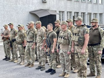 Чергова ротація бійців батальйону «Захід»: волинські поліцейські вирушили у зону бойових дій. ФОТО.ВІДЕО