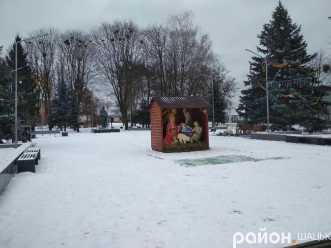 У Шацьку з'явилася різдвяна шопка