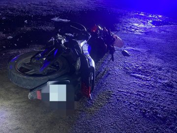 На Волині розшукали водія, який збив мотоцикліста і втік з місця аварії