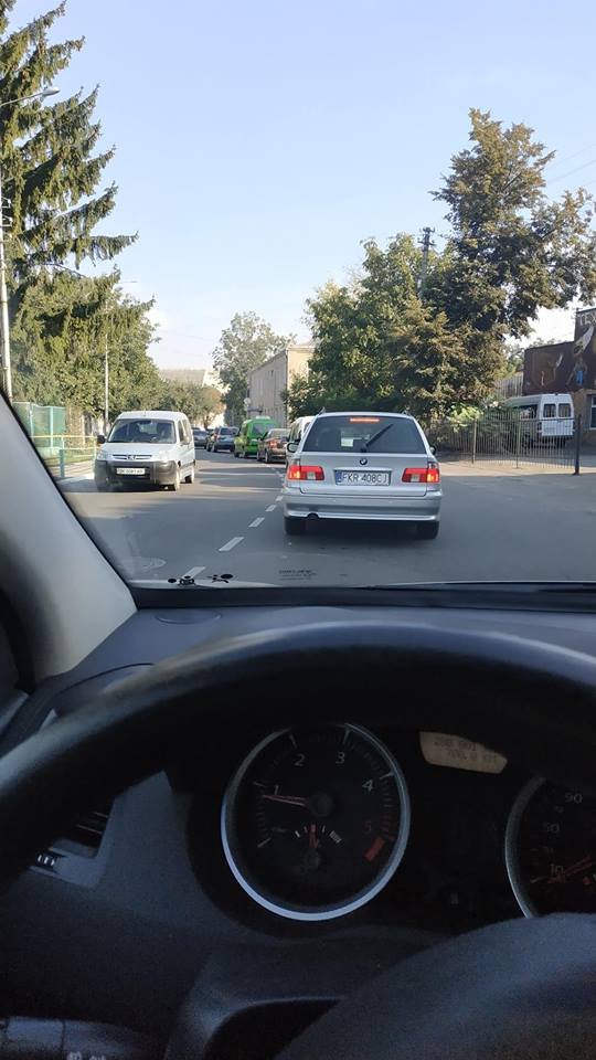 У Луцьку на вулиці Шевченка – затор 