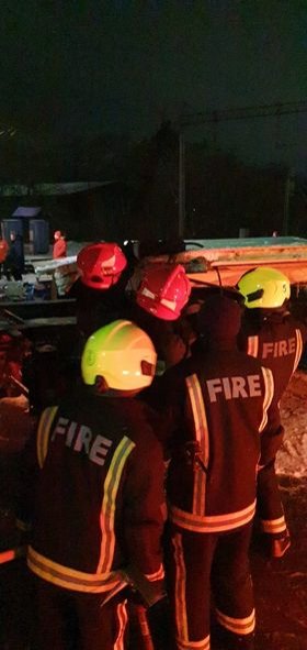 У Дубні зіткнулися пасажирський поїзд і вантажівка: машиніста потяга 500 метрів несли до «швидкої»