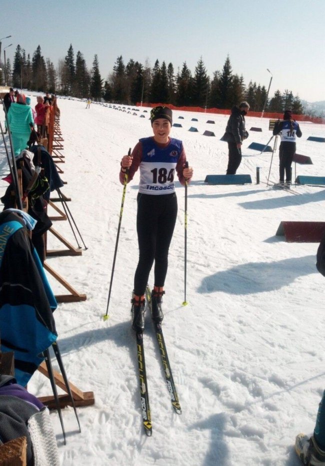 Волинська лижниця стала срібною призеркою чемпіонату України. ФОТО