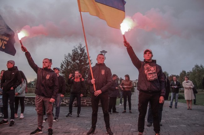 У місті на Волині відбувся мітинг проти капітуляції за «формулою Штайнмаєра». ФОТО