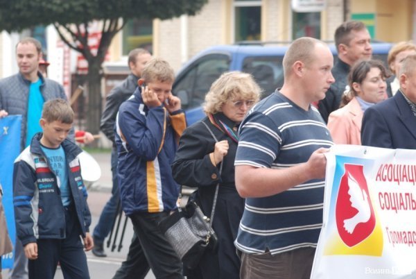 Марш тверезості в Луцьку. ФОТО