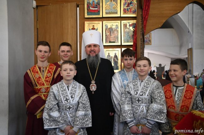 Митрополит Епіфаній звершив молебень у храмі на Волині, громада якого разом із священником перейшла до ПЦУ