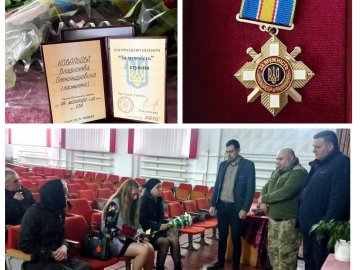 Орден «За мужність» посмертно: рідним волинського воїна вручили державну нагороду