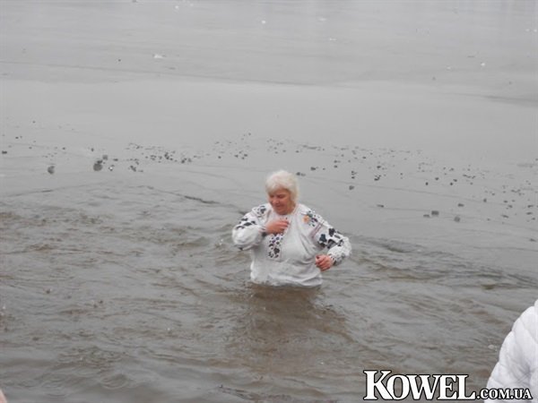 У Ковелі на Водохреще освятили річку Турію. ФОТО