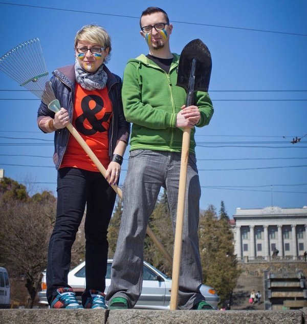 У Луцьку знімали відео з зомбі. ФОТО