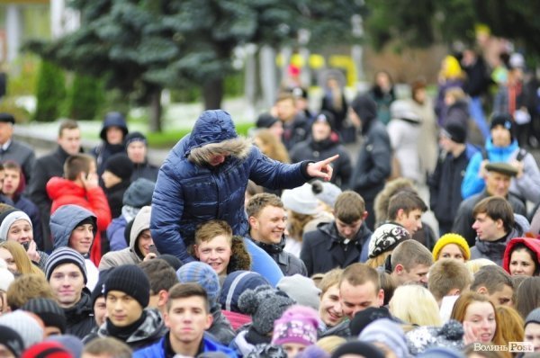 Студентський Євромітинг у Луцьку. ФОТО