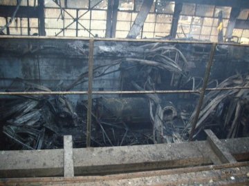 Фото згорілої електростанції