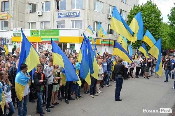 Марш Єдності в Луцьку. ФОТО