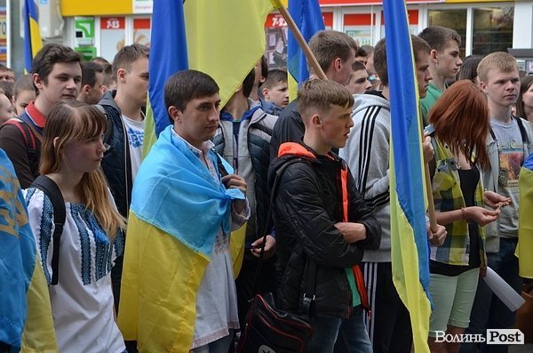 Марш Єдності в Луцьку. ФОТО