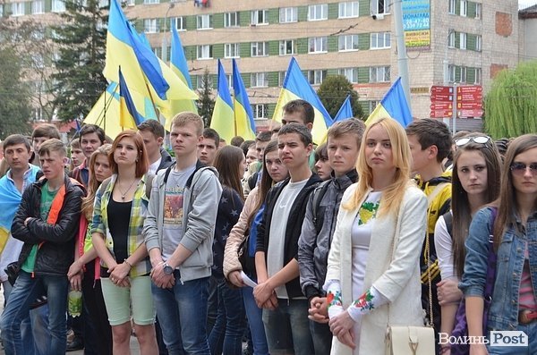 Марш Єдності в Луцьку. ФОТО