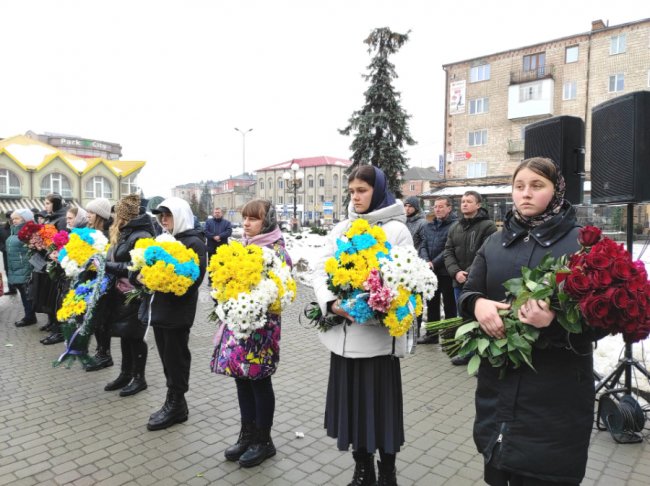 У Ковелі віддали шану захиснику України Сергію Гейку. ФОТО
