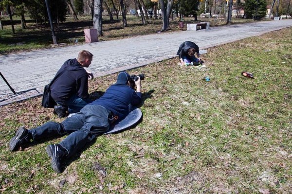 У Луцьку знімали відео з зомбі. ФОТО