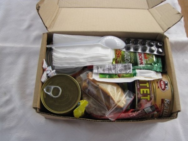 Що кладуть у сухпайок для волинян на Сході. ФОТО