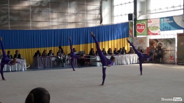 До Луцька на чемпіонат з художньої гімнастики приїхала Ірина Дерюгіна. ФОТО
