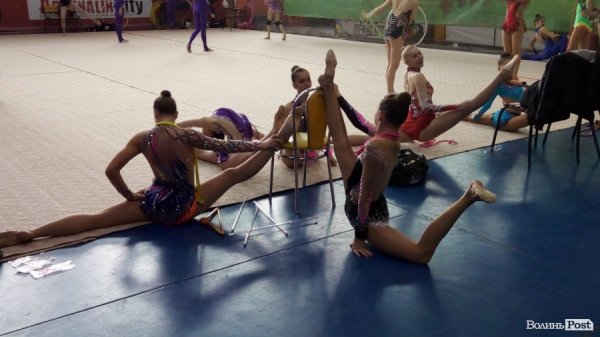 До Луцька на чемпіонат з художньої гімнастики приїхала Ірина Дерюгіна. ФОТО