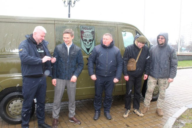 Спецпризначенцям батальйону «Любарт» із Луцька передали авто