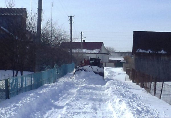 Як чистили від снігу Камінь-Каширський. ФОТО