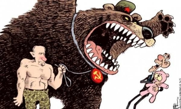 Карикатури на Путіна. ФОТО