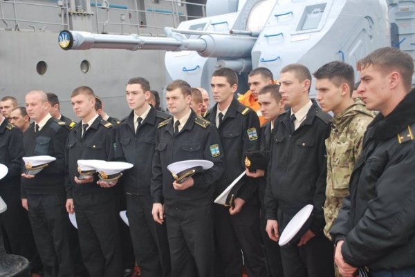 Священики з Волині на борту корвету «Луцьк». ФОТО