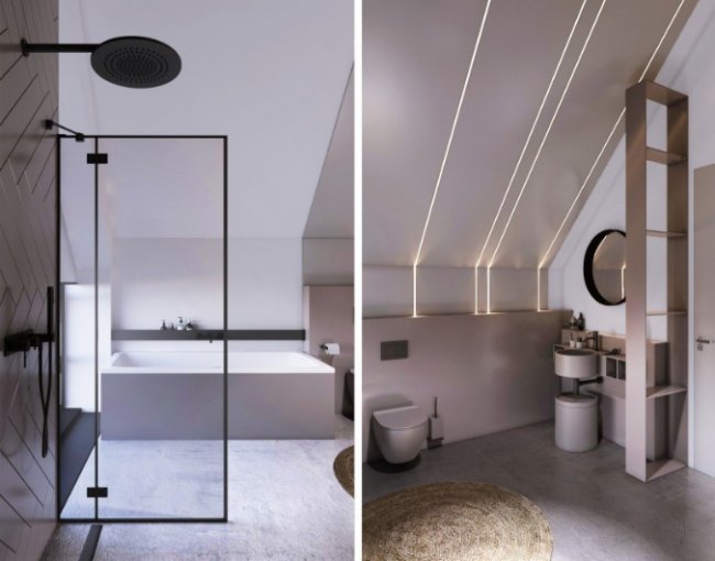  Візуалізація інтер’єру ванних кімнат у нових котеджах ЖК «Струмочок»