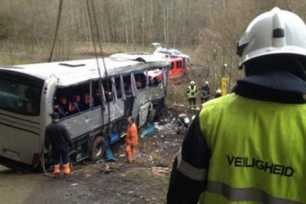 Аварія автобуса в Бельгії. ФОТО