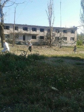 Обстріляне Сніжне. ФОТО