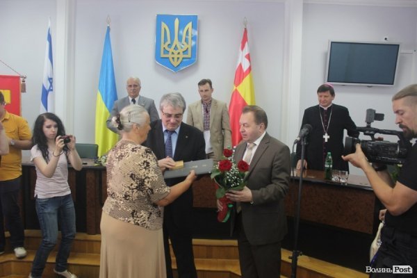 У Луцьку посол Ізраїлю нагородив Праведників народів світу. ФОТО